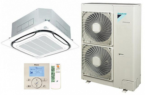 Кондиционер кассетный Daikin FCQG100F/RR100BV3/W1 от интернет-магазина ClimateON
