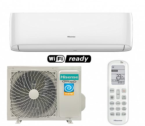 Кондиционер настенный Hisense AS-24UW4RBTCA00 WI-FI от интернет-магазина ClimateON